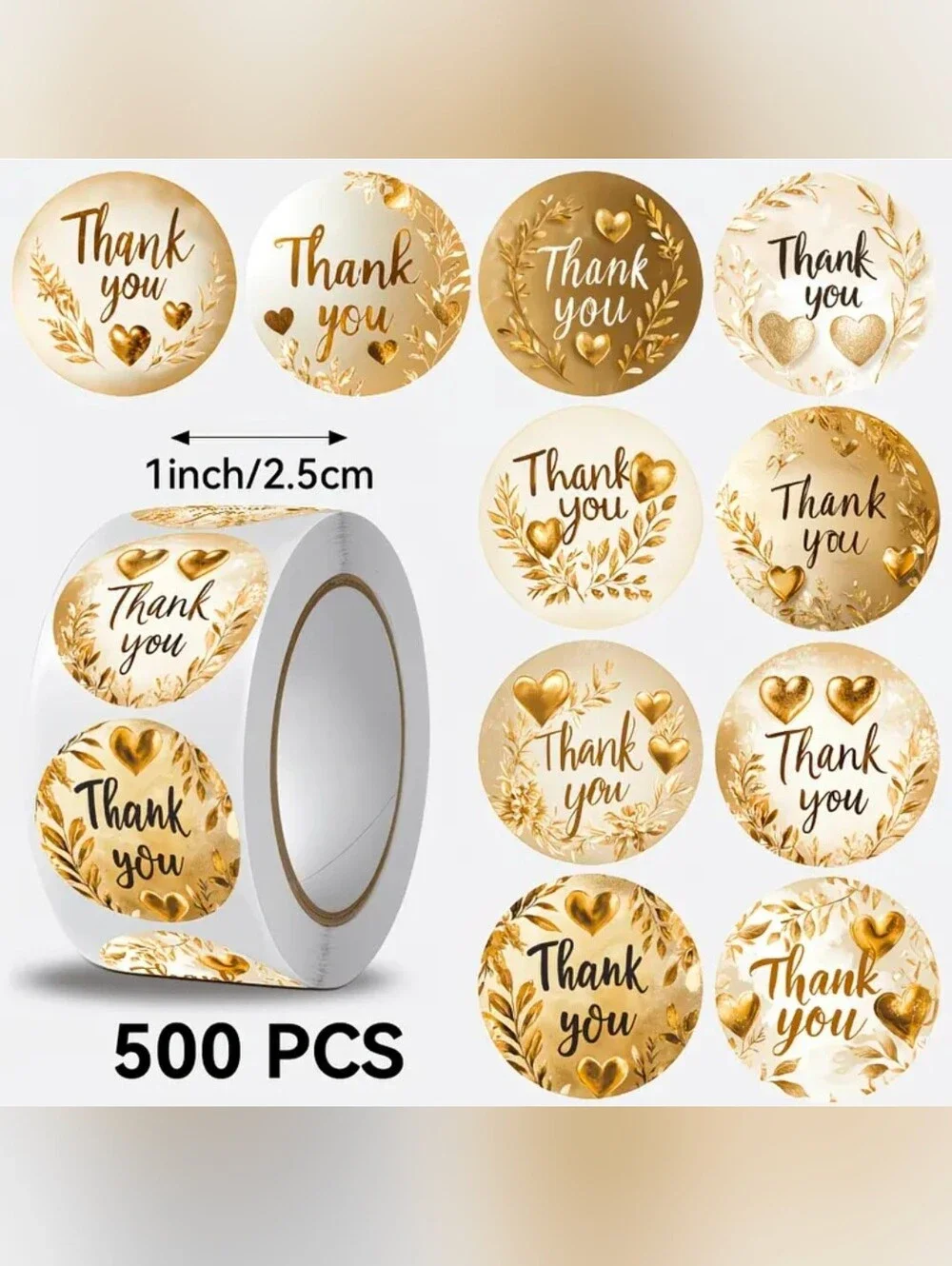 N/A gold thank